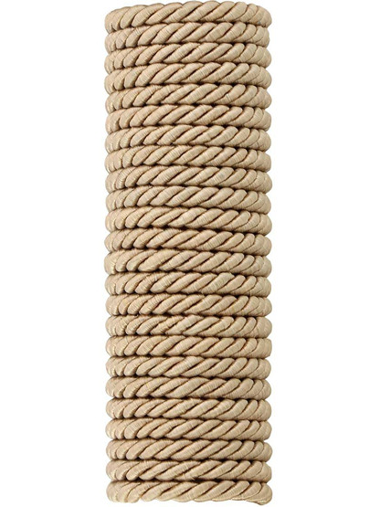 Triple-Strand Twisted Picture Hanging Cord with Wire Center - 3/16" Diameter